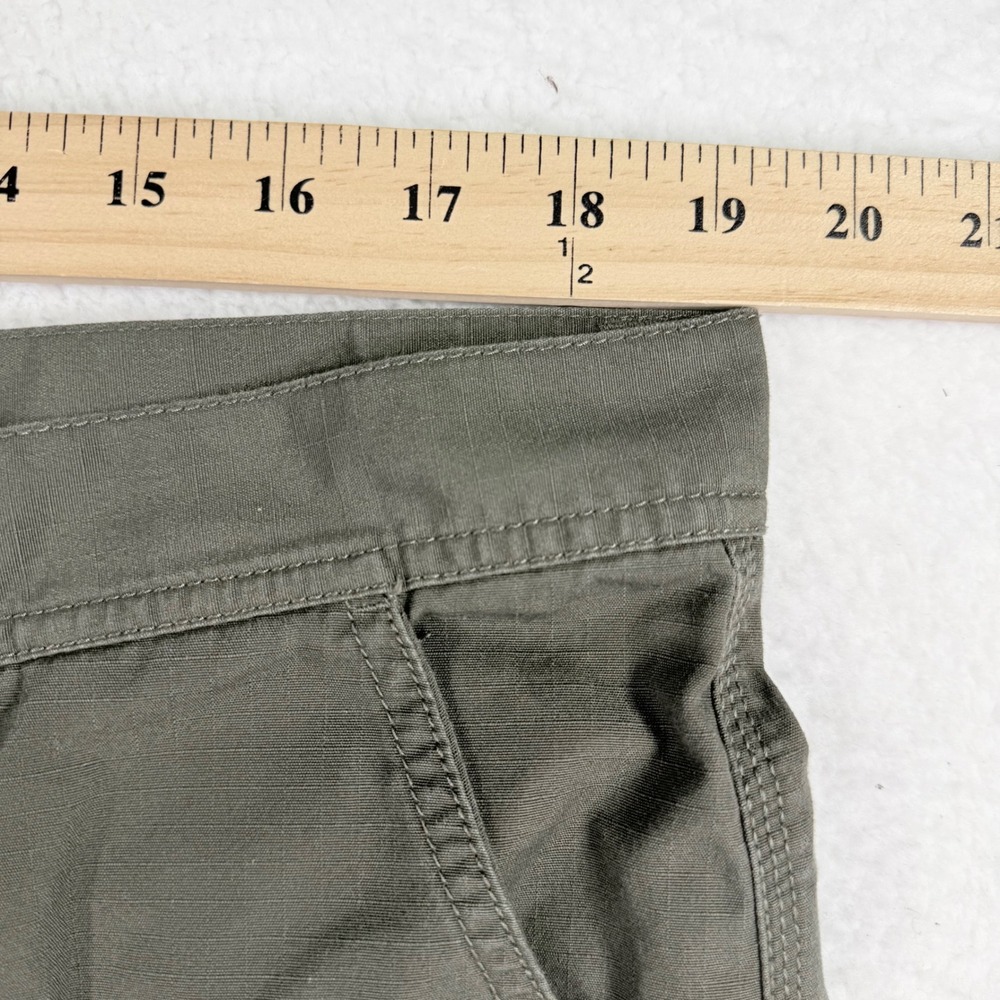 The North Face Cargo Shorts Mens 40 Olive Green Ripstop Hiking Outdoor Utility - Picture 6 of 10